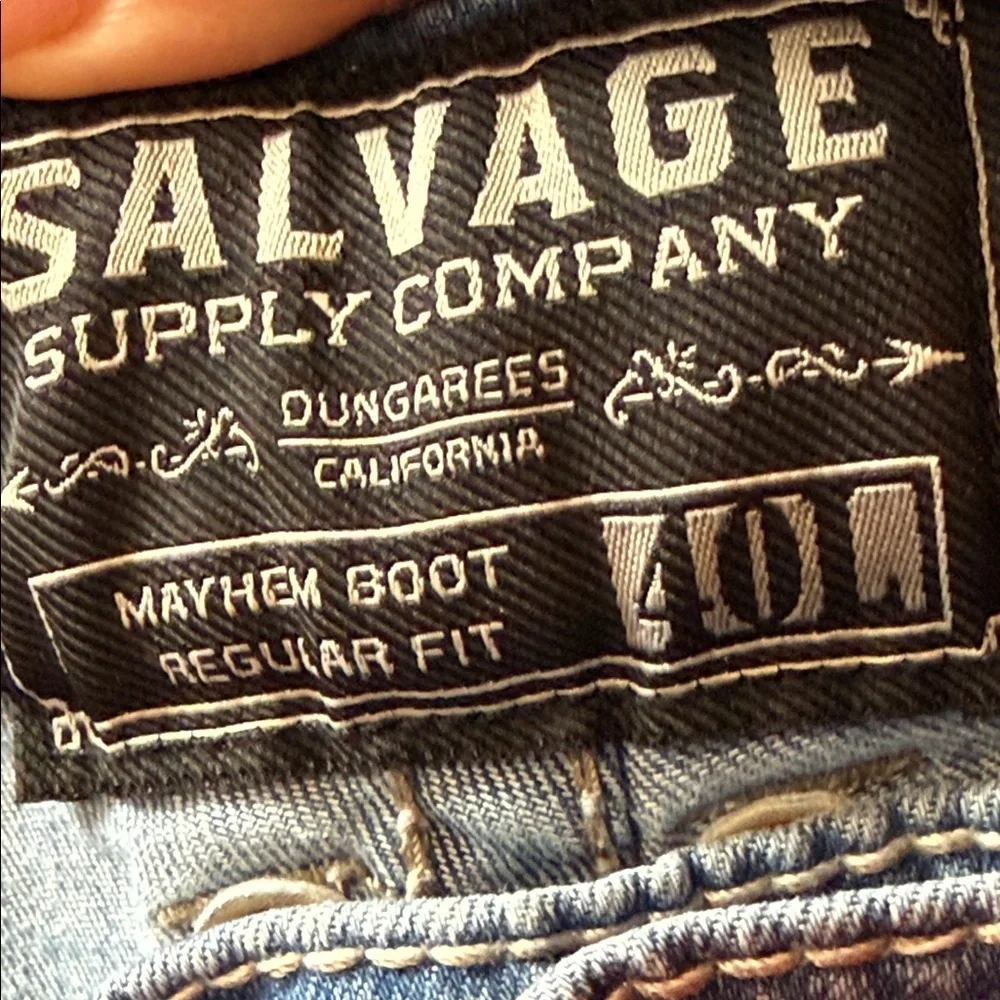 SALVAGE Mayhem Bootcut Regular Fit Size 40L